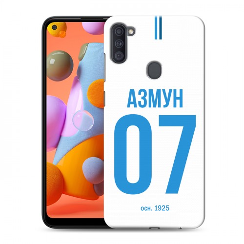 Дизайнерский силиконовый с усиленными углами чехол для Samsung Galaxy A11 Piter Fans