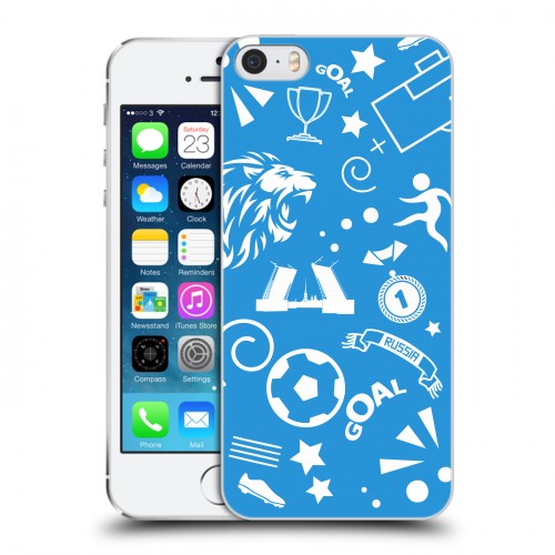 Дизайнерский пластиковый чехол для Iphone 5s Piter Fans
