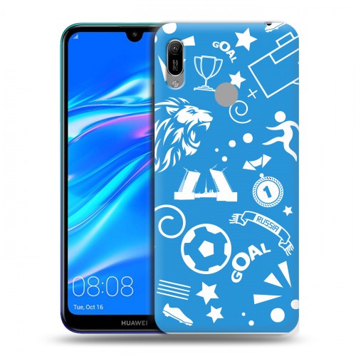 Дизайнерский пластиковый чехол для Huawei Y6 (2019) Piter Fans