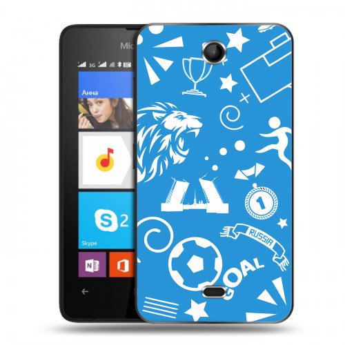 Дизайнерский силиконовый чехол для Microsoft Lumia 430 Dual SIM Piter Fans