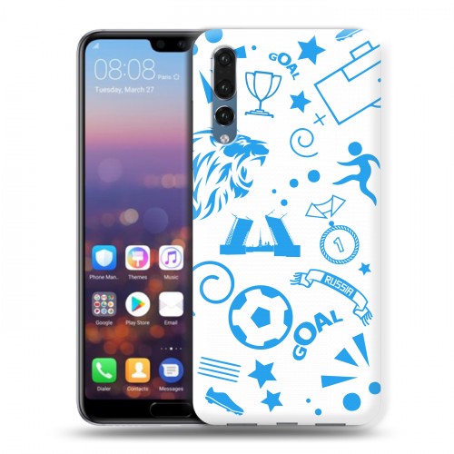 Дизайнерский силиконовый с усиленными углами чехол для Huawei P20 Pro Piter Fans