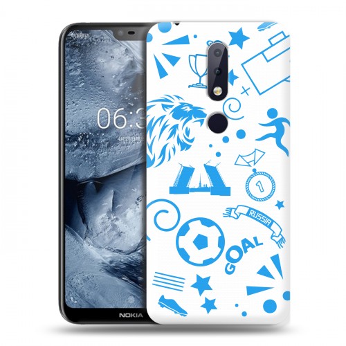 Дизайнерский пластиковый чехол для Nokia 6.1 Plus Piter Fans