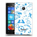 Дизайнерский пластиковый чехол для Microsoft Lumia 435 Piter Fans