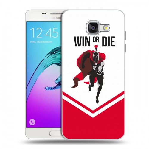 Дизайнерский силиконовый чехол для Samsung Galaxy A5 (2016) Red White Fans