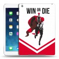 Дизайнерский силиконовый чехол для Ipad (2017) Red White Fans