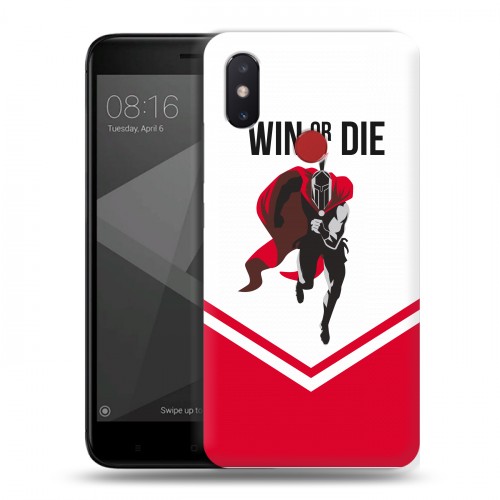 Дизайнерский пластиковый чехол для Xiaomi Mi8 SE Red White Fans