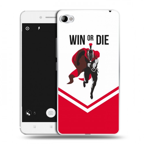 Дизайнерский пластиковый чехол для Lenovo S90 Red White Fans