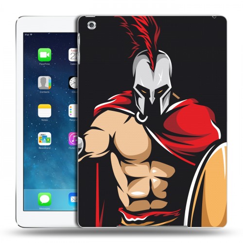 Дизайнерский силиконовый чехол для Ipad Air Red White Fans