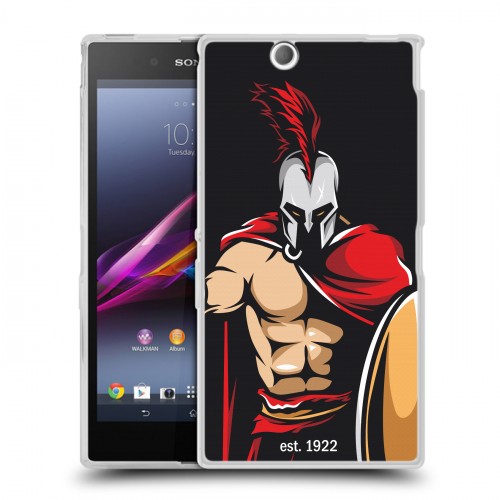 Дизайнерский пластиковый чехол для Sony Xperia Z Ultra  Red White Fans