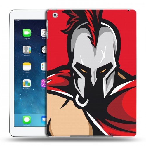 Дизайнерский силиконовый чехол для Ipad Air Red White Fans