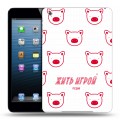 Дизайнерский пластиковый чехол для Ipad Mini Red White Fans