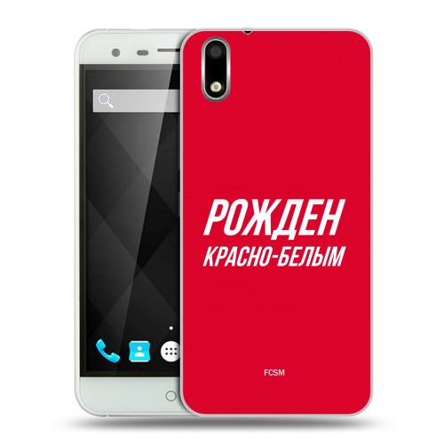 Дизайнерский пластиковый чехол для Ulefone Paris Red White Fans