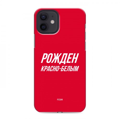 Дизайнерский силиконовый чехол для Iphone 12 Red White Fans