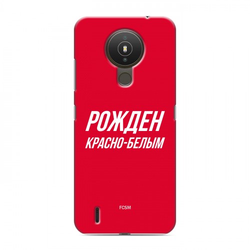 Дизайнерский силиконовый чехол для Nokia 1.4 Red White Fans