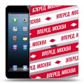 Полупрозрачный дизайнерский пластиковый чехол для Ipad Mini Red White Fans