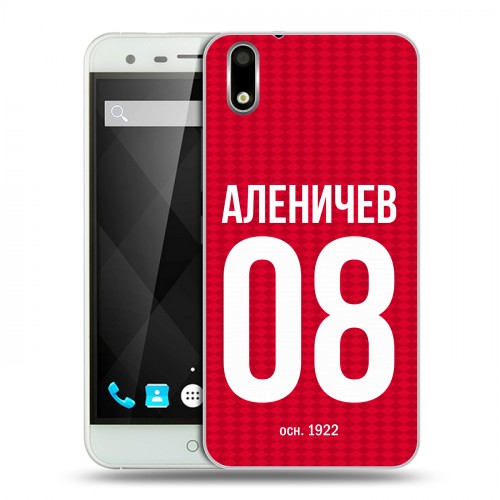 Дизайнерский пластиковый чехол для Ulefone Paris Red White Fans