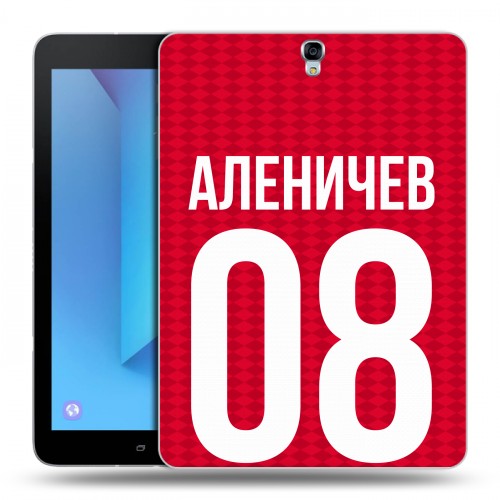 Дизайнерский силиконовый чехол для Samsung Galaxy Tab S3 Red White Fans