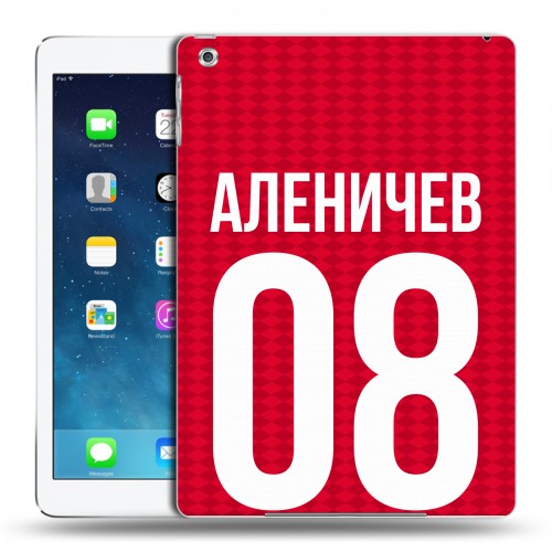 Дизайнерский силиконовый чехол для Ipad (2017) Red White Fans