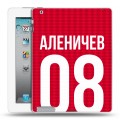 Дизайнерский пластиковый чехол для Ipad 2/3/4 Red White Fans