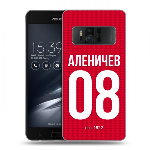 Дизайнерский силиконовый чехол для ASUS ZenFone AR Red White Fans