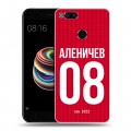 Дизайнерский силиконовый чехол для Xiaomi Mi5X Red White Fans