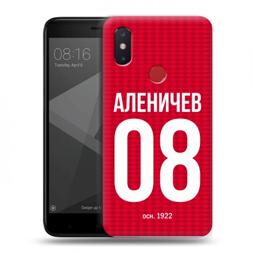 Дизайнерский пластиковый чехол для Xiaomi Mi8 SE Red White Fans