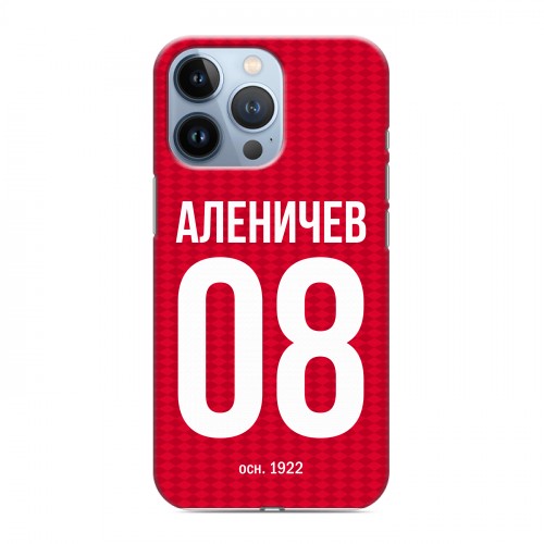 Дизайнерский силиконовый чехол для Iphone 13 Pro Red White Fans