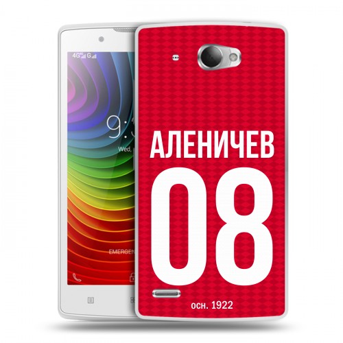 Дизайнерский пластиковый чехол для Lenovo S920 Red White Fans