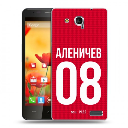 Дизайнерский пластиковый чехол для MTS 978 Red White Fans