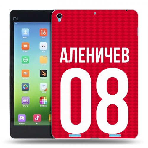 Дизайнерский силиконовый чехол для Xiaomi MiPad Red White Fans