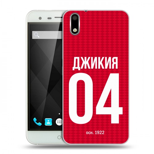 Дизайнерский пластиковый чехол для Ulefone Paris Red White Fans