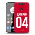 Дизайнерский силиконовый чехол для ZTE Blade V8C Red White Fans