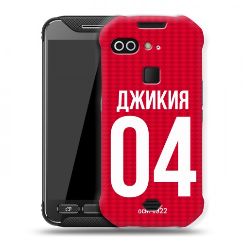 Дизайнерский силиконовый чехол для AGM X2 Red White Fans