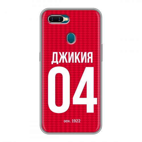 Дизайнерский силиконовый чехол для OPPO AX7 Red White Fans