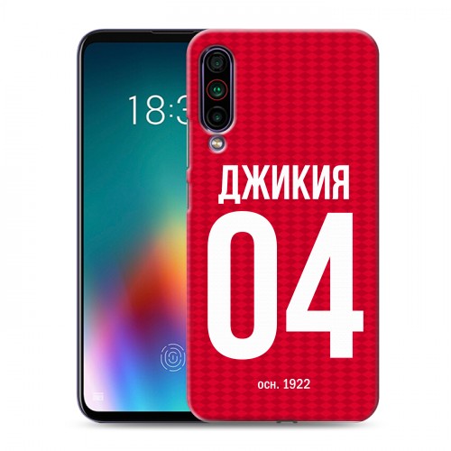 Дизайнерский силиконовый чехол для Meizu 16T Red White Fans