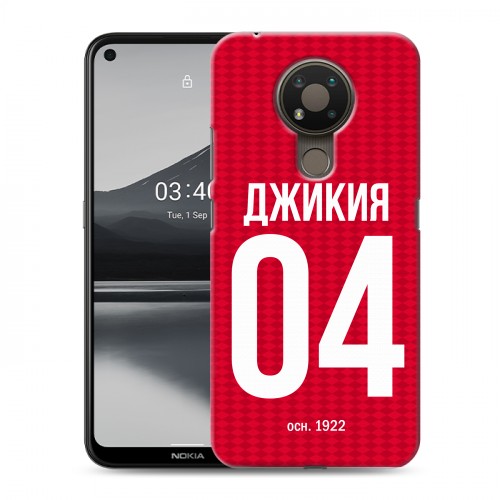 Дизайнерский пластиковый чехол для Nokia 3.4 Red White Fans