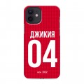 Дизайнерский силиконовый чехол для Iphone 12 Red White Fans