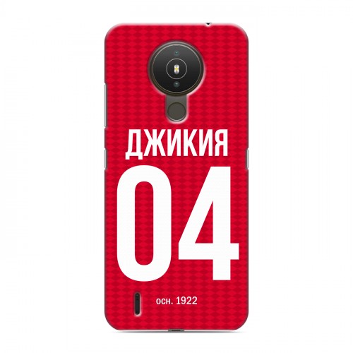 Дизайнерский силиконовый чехол для Nokia 1.4 Red White Fans