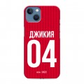 Дизайнерский силиконовый чехол для Iphone 13 Red White Fans