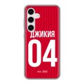 Дизайнерский пластиковый чехол для Samsung Galaxy S24 Red White Fans