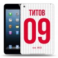 Дизайнерский пластиковый чехол для Ipad Mini Red White Fans