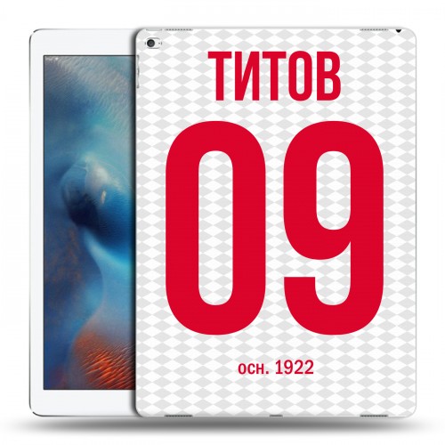 Дизайнерский пластиковый чехол для Ipad Pro Red White Fans