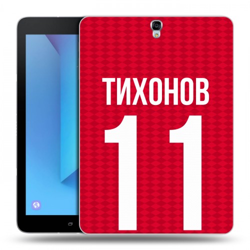 Дизайнерский силиконовый чехол для Samsung Galaxy Tab S3 Red White Fans