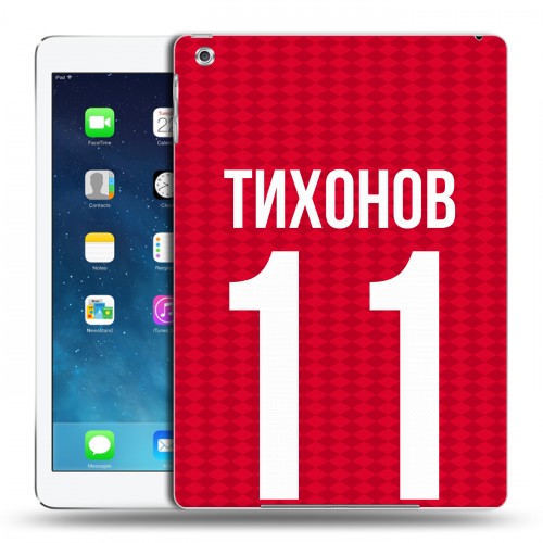 Дизайнерский силиконовый чехол для Ipad (2017) Red White Fans