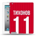 Дизайнерский пластиковый чехол для Ipad 2/3/4 Red White Fans