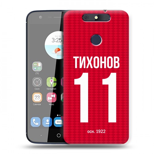 Дизайнерский силиконовый чехол для ZTE Blade V8C Red White Fans