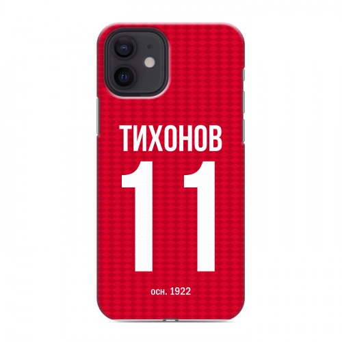 Дизайнерский силиконовый чехол для Iphone 12 Red White Fans