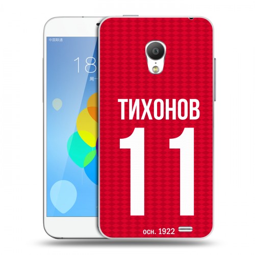 Дизайнерский силиконовый чехол для  Meizu MX3 Red White Fans