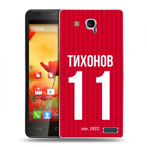 Дизайнерский пластиковый чехол для MTS 978 Red White Fans