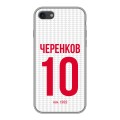 Дизайнерский силиконовый чехол для Iphone 7 Red White Fans